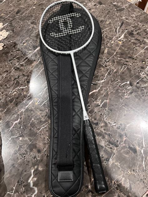 chanel badminton racket silver.